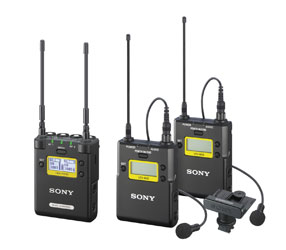 SONY URX-P03D/PRO RADIOMIC SYSTEM Dual lavalier, portable receiver, CH33-41 (K33)