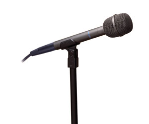 AUDIO-TECHNICA AT8031 MICROPHONE ENG, interview, cardioid condenser, phantom/battery, LF filter