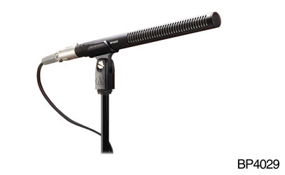 AUDIO-TECHNICA BP4029 MICROPHONE Stereo shotgun, condenser, phantom only, LF filter, MS or stereo