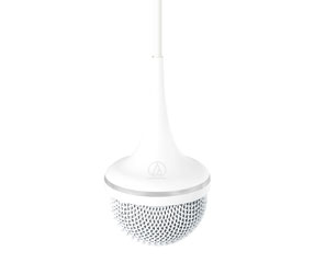 AUDIO-TECHNICA ES954 MICROPHONE Hanging, omni-directional condenser, quad-capsule, steerable, white