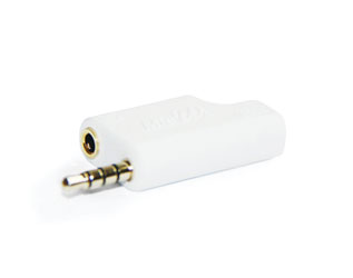 MicW SA011 SPLITTER ADAPTER For headphones and iSeries microphone, moulded, inline mic connection