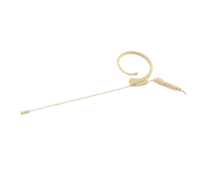 VOICE TECHNOLOGIES VT901MKII HEADWORN MICROPHONE Earhanger style, omnidirectional, beige, in clear bo