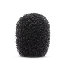 BUBBLEBEE THE MICROPHONE FOAM For lavalier mic, extra-small, 1.2mm bore diameter, black, pack of 10