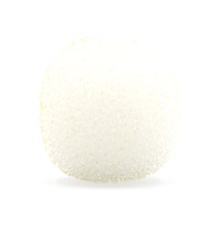 BUBBLEBEE THE MICROPHONE FOAM For lavalier mic, small, 1.2mm bore diameter, white, pack of 10