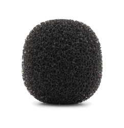 BUBBLEBEE THE MICROPHONE FOAM For lavalier mic, medium, 2mm bore diameter, black, pack of 10