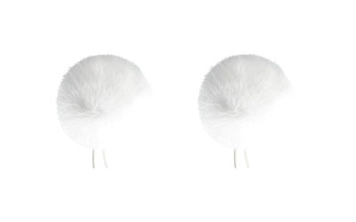 BUBBLEBEE TWIN WINDBUBBLES WINDSHIELDS Size 1, 28mm opening, white (pack of 2)