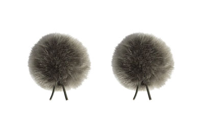 BUBBLEBEE TWIN WINDBUBBLES WINDSHIELDS Size 2, for 5-8mm diameter lav, grey (pack of 2)