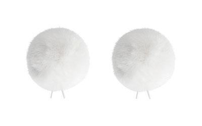 BUBBLEBEE TWIN WINDBUBBLES WINDSHIELDS Size 3, 40mm opening, white (pack of 2)