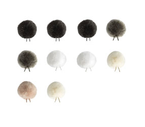 BUBBLEBEE WINDBUBBLE ALL-STARS WINDSHIELDS Size 2, black/brown/white/grey/beige (pack of 10)