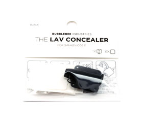 BUBBLEBEE LAV CONCEALER MIC MOUNT For Sanken COS-11 lavalier, black