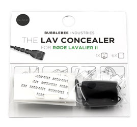 BUBBLEBEE LAV CONCEALER MIC MOUNT For Rode Lavalier II, black