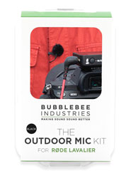 BUBBLEBEE OUTDOOR MIC KIT For Rode Lavalier, black