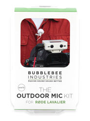 BUBBLEBEE OUTDOOR MIC KIT For Rode Lavalier, white