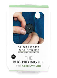 BUBBLEBEE MIC HIDING KIT For Rode Lavalier, black