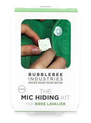 BUBBLEBEE MIC HIDING KIT For Rode Lavalier, white