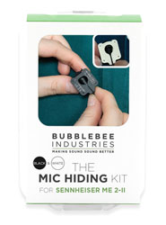 BUBBLEBEE MIC HIDING KIT For Sennheiser ME 2-II, black/white