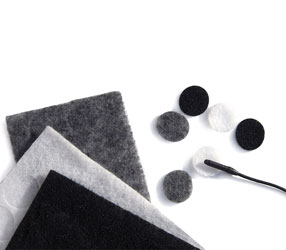 RYCOTE 065504 UNDERCOVERS MIC MOUNTS Stickies and fabric Undercovers, mixed (1pk of 30+30)