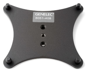 GENELEC 8051-408B ADAPTER PLATE Fits 8050B to Genelec loudspeaker stand, black