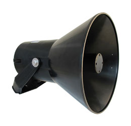 DNH HP-20EExIINT LOUDSPEAKER Horn, 20W, 100V, black, IP67 weatherproof, Zone 2 explosion protected