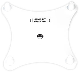 GENELEC 8020-408W ADAPTER PLATE Fits 8020D to Genelec loudspeaker stand, white