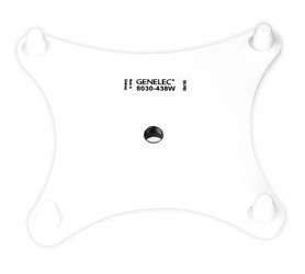 GENELEC 8030-408W ADAPTER PLATE Fits 8030C to Genelec loudspeaker stand, white