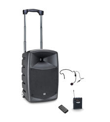 LD SYSTEMS ROADBUDDY 10 HS PORTABLE PA Battery powered, 1x headset mic, 863-865MHz