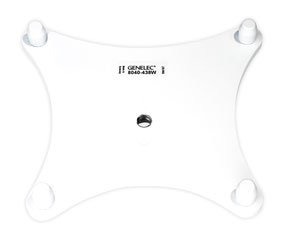 GENELEC 8040-408W ADAPTER PLATE Fits 8040B to Genelec loudspeaker stand, white