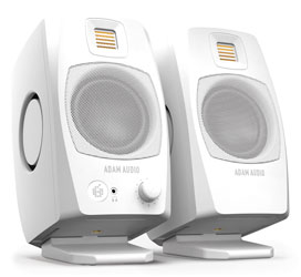 ADAM AUDIO D3V LOUDSPEAKER Active, desktop, 3.5-inch woofer, 100dB, white (pair)