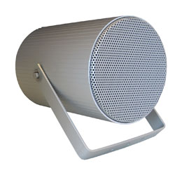 DNH CAP-15WCR LOUDSPEAKER Projector, 15W, 20 ohms, white RAL9010, IP55 weatherproof, clean room