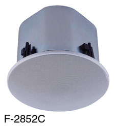 TOA F-2852C LOUDSPEAKER Circular, ceiling, 90/60W, 8/16 ohms, 1.5-60W taps, back box