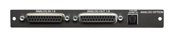 WOHLER OPT-ANLG/TOS UPGRADE OPTION 8-channel analogue I/O, DB-25 connector, with TOSlink