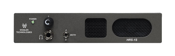 WOHLER HRS-1S AUDIO MONITOR 2-channel, analogue, 5W RMS per side, half-rack width, 1U