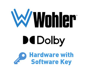 WOHLER OPT-DOLBY UPGRADE OPTION Dolby D/DD+/E/ED2, for iAM-12G-SDI