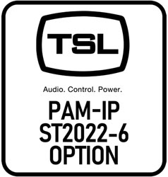 TSL PAM-IP-HBR6-10G-OPTION For SOLO-IP/PAM1-IP-3G/PAM2-IP-3G, ST2022-6