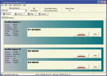 SONIFEX NET-LOG-WIN01 Licence, two streams