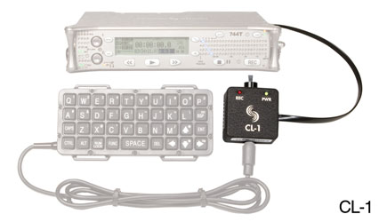 SOUND DEVICES CL-1 KEYBOARD INTERFACE PS/2, with remote control, for 7-Series portable recorder