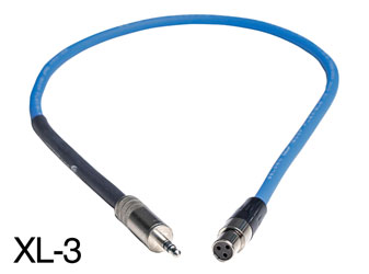SOUND DEVICES XL-3 CABLE 3.5mm mini jack to TA3-F, 300mm, MixPre / MP-2 tape out to 442 mixer in