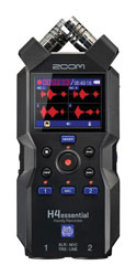 ZOOM H4essential HANDY RECORDER Portable, X/Y mics, microSD card slot, 4-track, 32-bit float