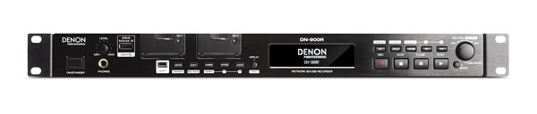 DENON DN-900R RECORDER Dante enabled, dual SD, USB, balanced/unbalanced I/O, 1U