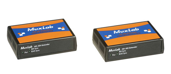 MUXLAB 500702 VIDEO EXTENDER Kit, 3G-SDI over Cat5e/6, 150m reach