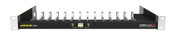 LYNX YELLOBRIK RFR 1200 RACK MOUNTING FRAME For 14x Yellobrik modules, without power supply