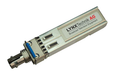 LYNX YELLOBRIK OH-RX-12G-ST FIBRE SFP RECEIVER 12G-4K UHD/6G/3G/HD-SDI, 1x SM ST, 1260-1620nm RX