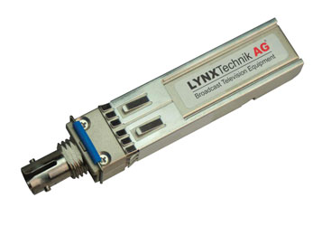LYNX YELLOBRIK OH-TX-12G-ST FIBRE SFP TRANSMITTER 12G/6G/3G/1.5G-SDI, 1x SM ST 1310nm TX, 10km