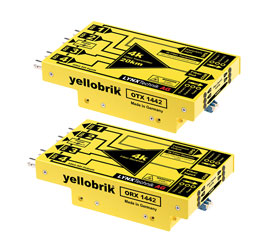 LYNX YELLOBRIK OTR 1442-SC FIBRE TRANSMISSION SYSM 12G 4x3G-2SI/SQD 1xSM SC CWDM 1350/1370/1390/1410