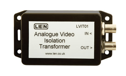 LEN LVIT01 Video-Isolationsübertrager analog, Durchbruchspannung von 100V DC, 2x BNC