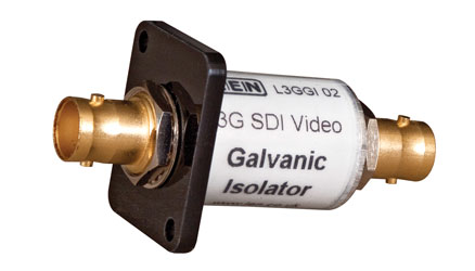 LEN L3GGI02 VIDEO ISOLATOR Galvanischer Video-und Erdungspfad-Isolator, anflanschen, 3G HD SDI