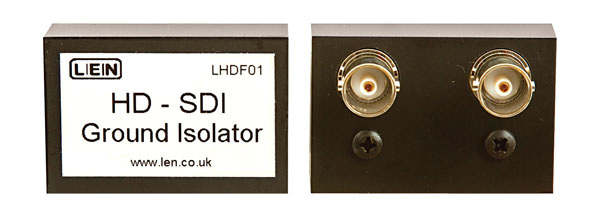 LEN LHDF01 VIDEO-ISOLATOR, galvanische Trenneinheit, 2x BNC, HD SDI