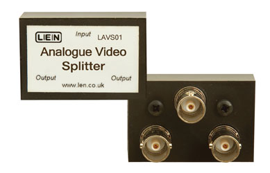 LEN LAVS01 VIDEO SPLITTER Passive, 1x2, 3x BNC, PAL/NTSC/SECAM