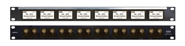 LEN LMPF01 Rackmontageeinheit für 8x Video-Isolatoren, 1HE