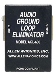 ALLEN AVIONICS AGL-600 AUDIO GROUND LOOP ISOLATION TRANSFORMER 600 ohms